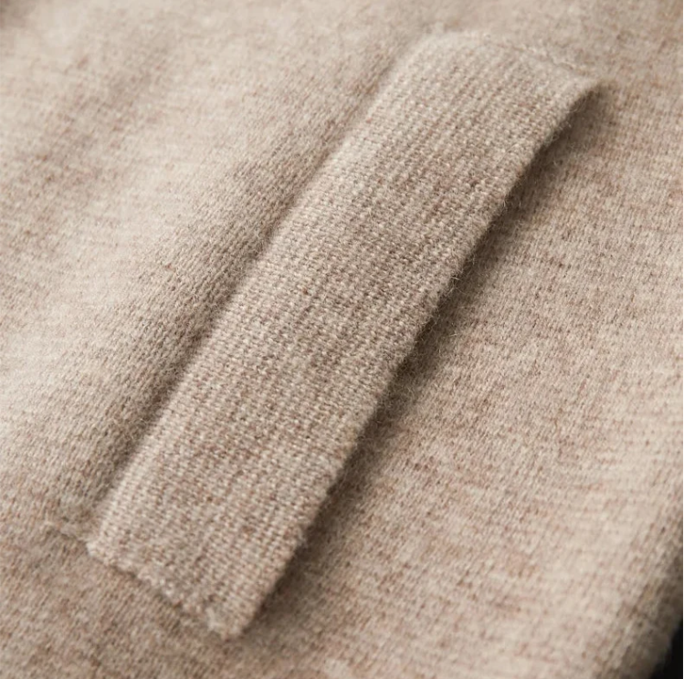 Men's full-zip knit cardigan, classic collared knit cardigan, casual and lightweight men's sweater jacket.