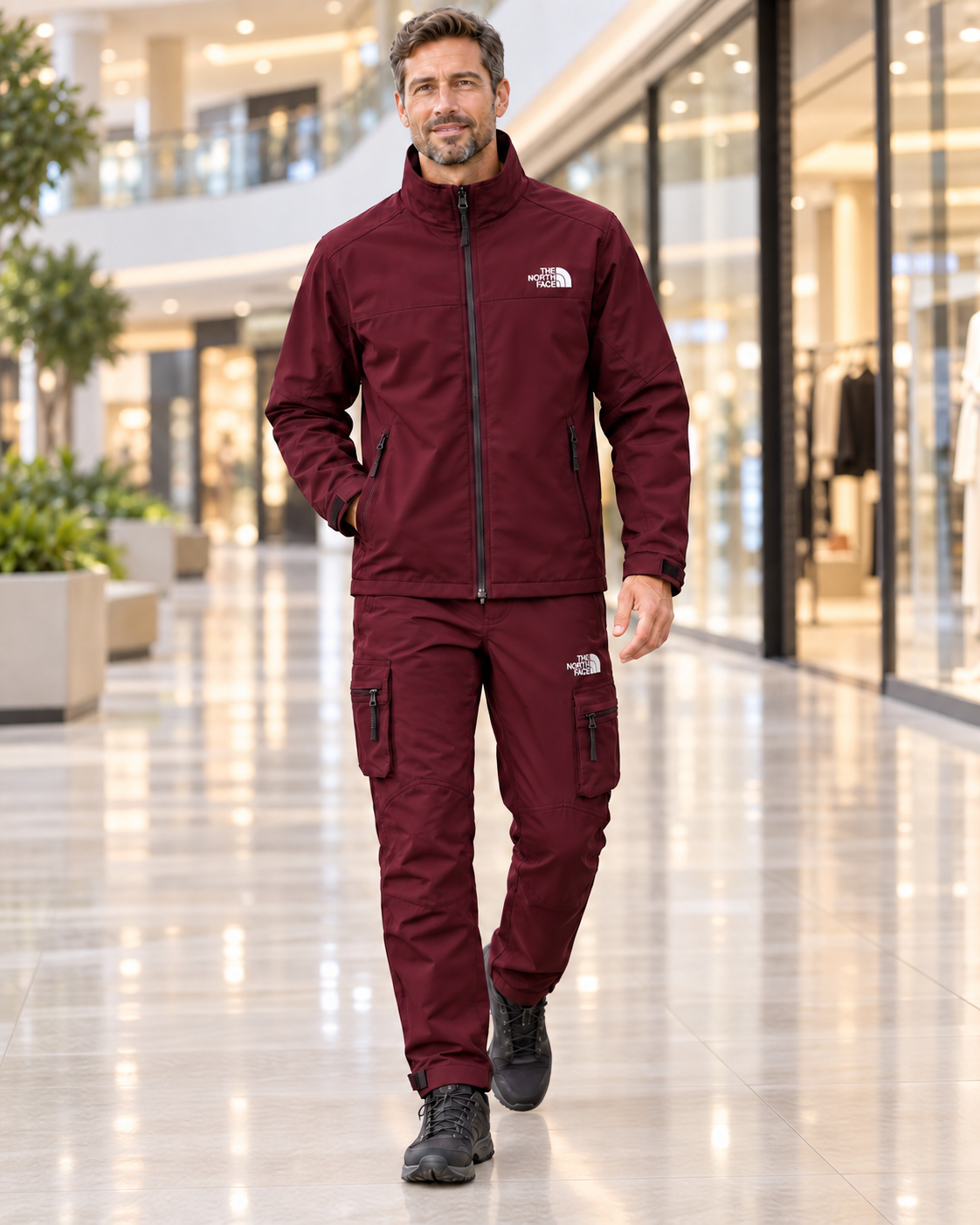 Men’s Outdoor Utility Jacket & Cargo Pants Set