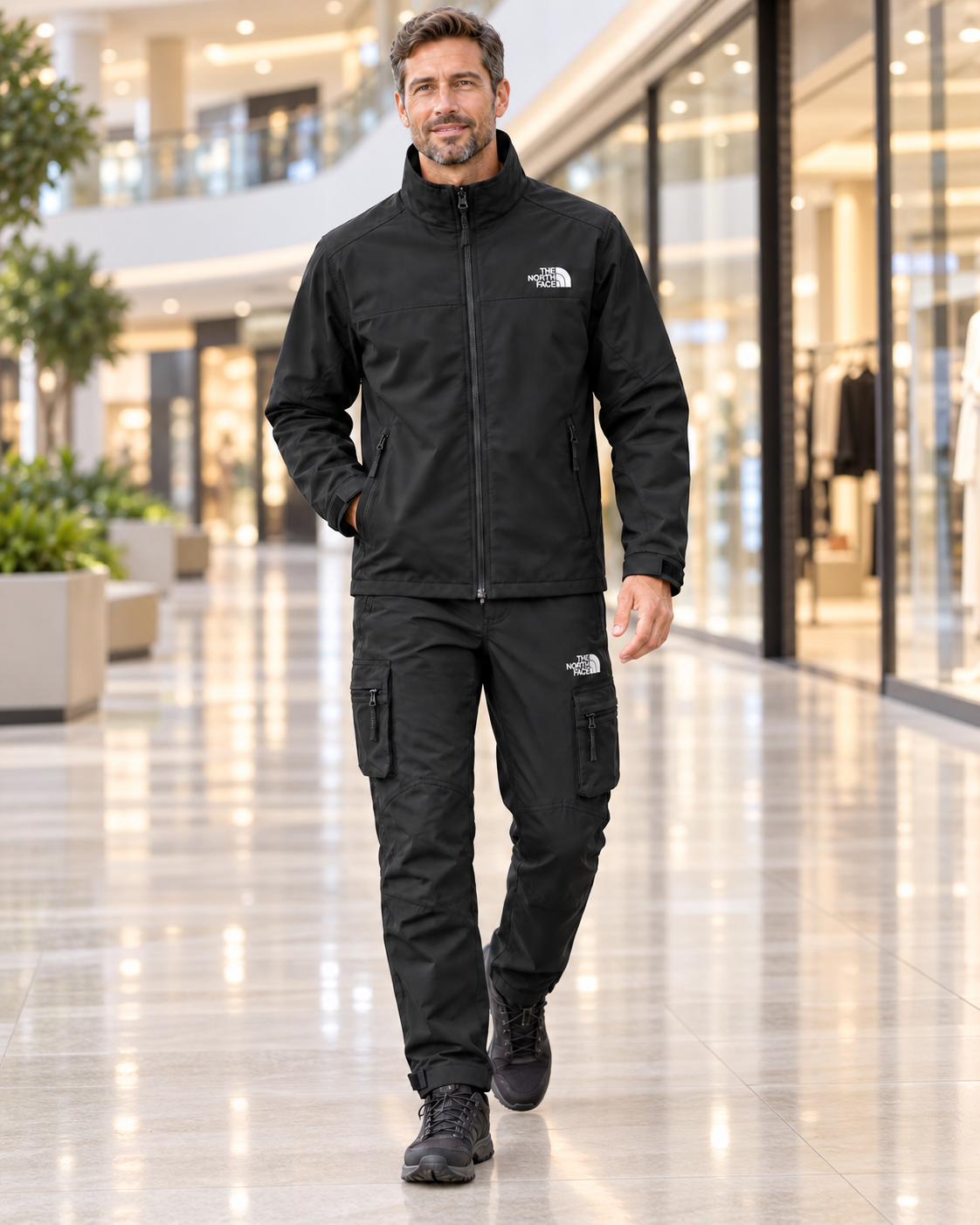 Men’s Outdoor Utility Jacket & Cargo Pants Set