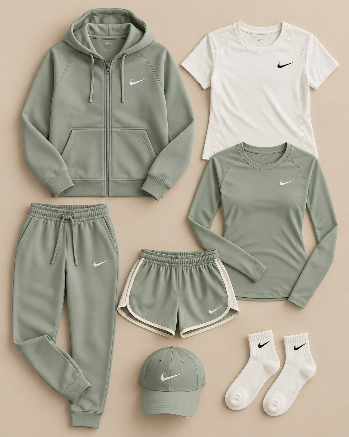 WOMEN’S COLOR-BLOCK TRACKSUIT SET